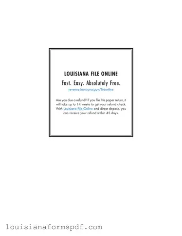 Official It 540 2D Louisiana Template in PDF